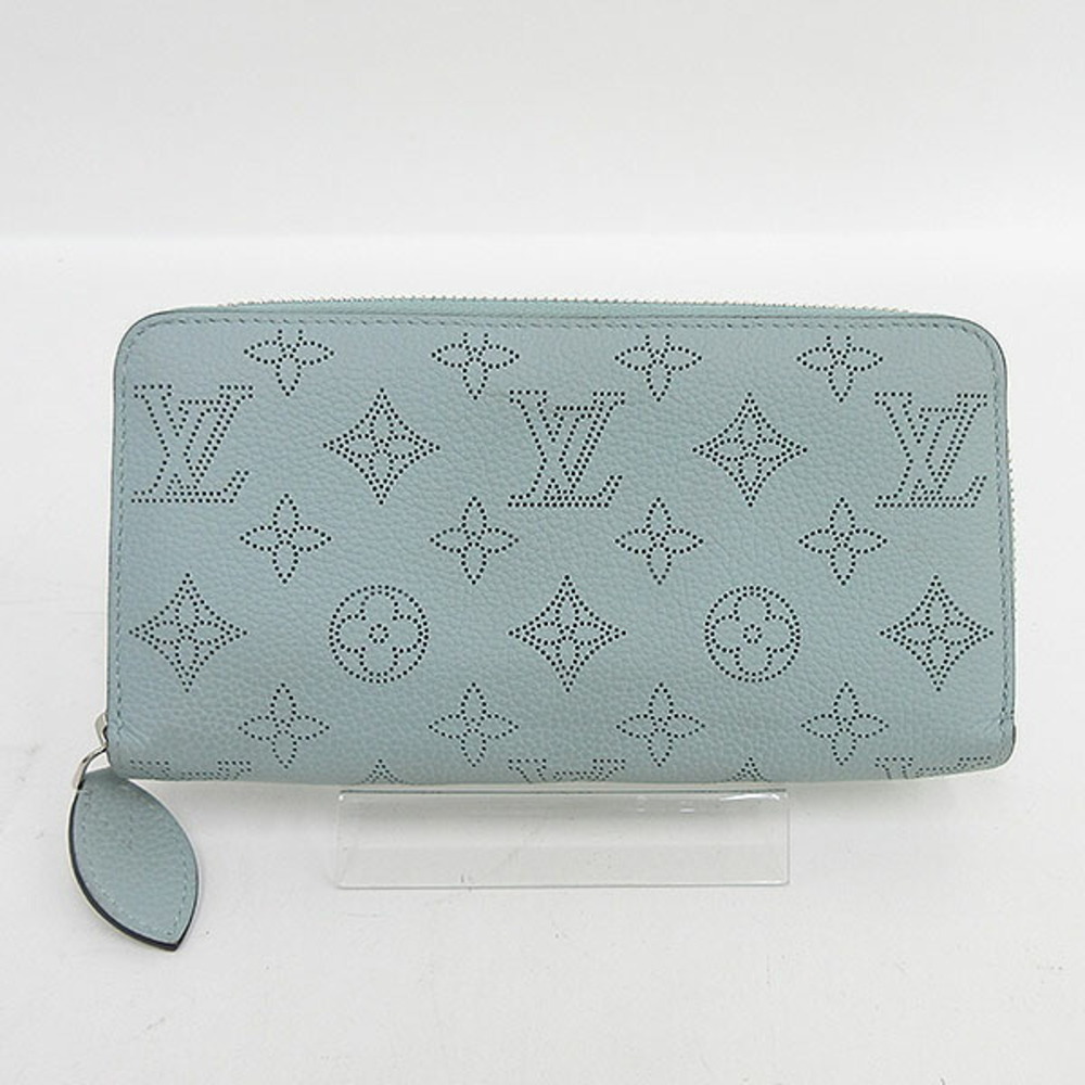 Louis Vuitton Mahina Zippy Wallet Round Zipper Long Vert Lagoon